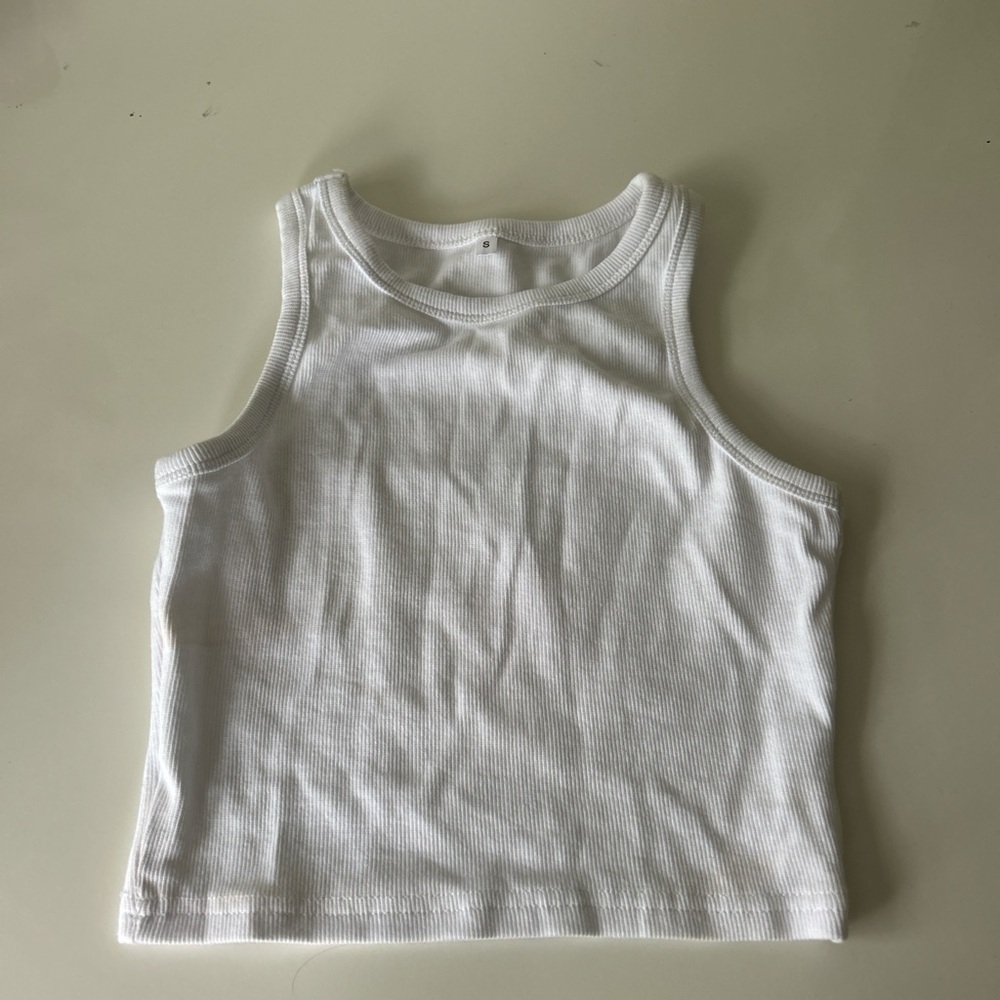 Classic White Kids Tank Top